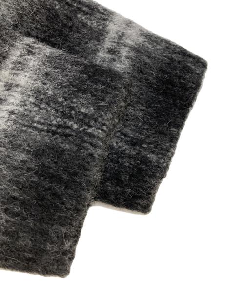 CLOCHE（クロシェ）CLOCHE (クロシェ) ウールシャギーチェックコート ホワイト×ブラック サイズ:02 未使用品の古着・服飾アイテム