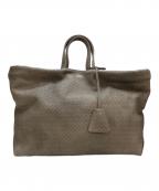 M.U.L.エムユーエル）の古着「BENT TOTE Ssize」｜ベージュ