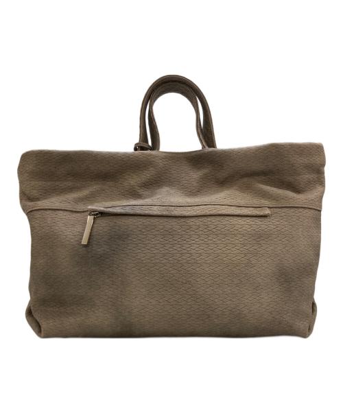 M.U.L.（エムユーエル）M.U.L. (エムユーエル) BENT TOTE Ssize ベージュの古着・服飾アイテム