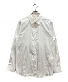 JIL SANDER（ジルサンダー）の古着「コットン×ナイロンシャツ」｜ホワイト