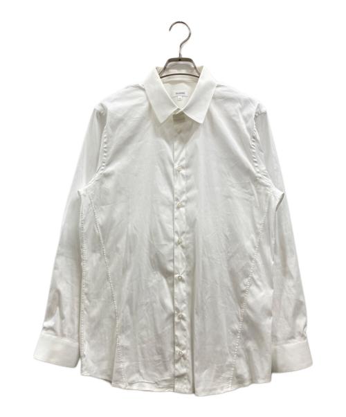 JIL SANDER（ジルサンダー）JIL SANDER (ジルサンダー) コットン×ナイロンシャツ ホワイト サイズ:41の古着・服飾アイテム