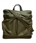 PORTERポーター）の古着「FORCE  2WAY HELMETBAG(S)/2WAYバッグ」｜カーキ