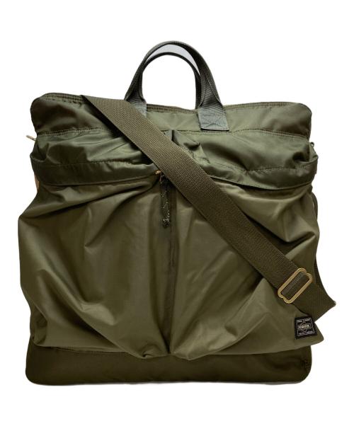 PORTER（ポーター）PORTER (ポーター) FORCE  2WAY HELMETBAG(S)/2WAYバッグ カーキの古着・服飾アイテム