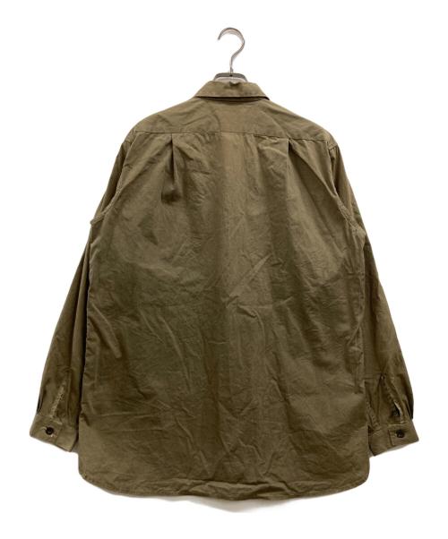 FRANK LEDER（フランクリーダー）FRANK LEDER (フランクリーダー) WASHED GERMAN VENTILE COTTON SHIRT JACKET オリーブ サイズ:Sの古着・服飾アイテム