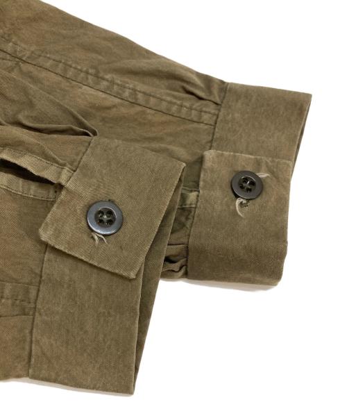 FRANK LEDER（フランクリーダー）FRANK LEDER (フランクリーダー) WASHED GERMAN VENTILE COTTON SHIRT JACKET オリーブ サイズ:Sの古着・服飾アイテム