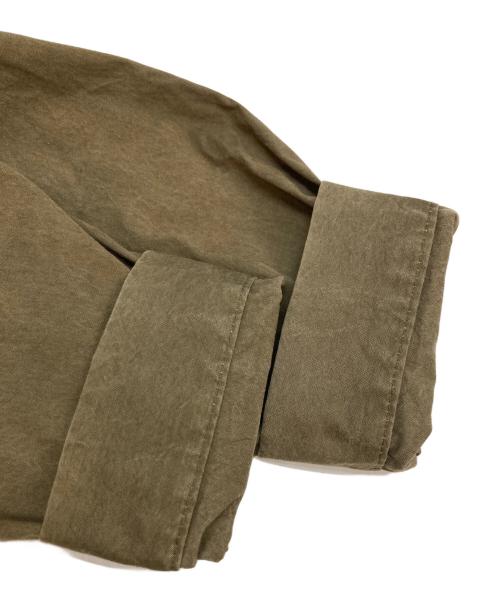 FRANK LEDER（フランクリーダー）FRANK LEDER (フランクリーダー) WASHED GERMAN VENTILE COTTON SHIRT JACKET オリーブ サイズ:Sの古着・服飾アイテム