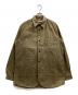 FRANK LEDER（フランクリーダー）の古着「WASHED GERMAN VENTILE COTTON SHIRT JACKET」｜オリーブ
