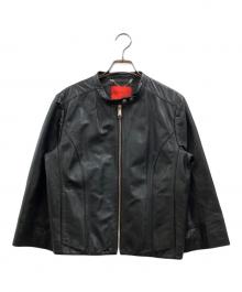 MAX&Co.（マックスアンドコー）の古着「レザージャケット」｜ブラック