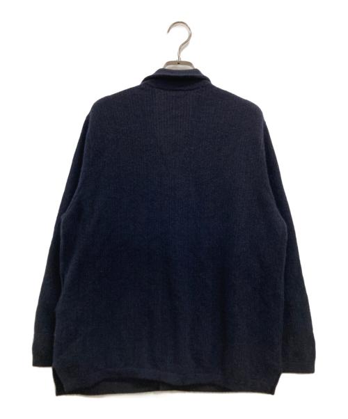 Coohem（コーヘン）Coohem (コーヘン) カシミヤストライプカーディガン ネイビー サイズ:1の古着・服飾アイテム