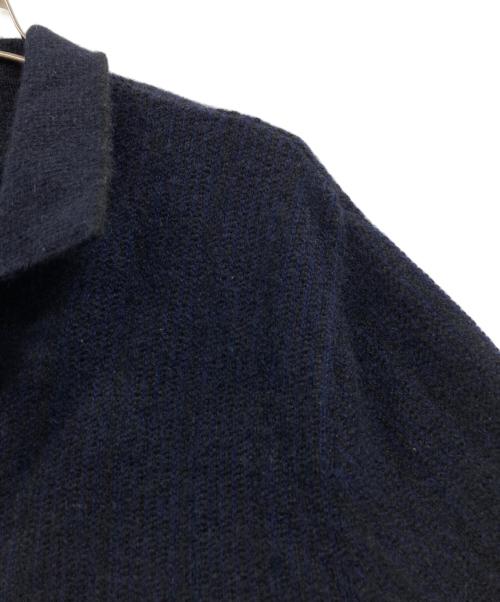 Coohem（コーヘン）Coohem (コーヘン) カシミヤストライプカーディガン ネイビー サイズ:1の古着・服飾アイテム
