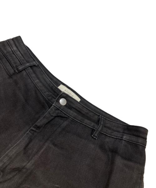 STUDIO NICHOLSON（スタジオ ニコルソン）STUDIO NICHOLSON (スタジオ ニコルソン) SELVEDGE DENIM ブラック サイズ:Mの古着・服飾アイテム