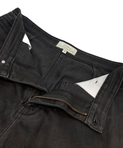 STUDIO NICHOLSON（スタジオ ニコルソン）STUDIO NICHOLSON (スタジオ ニコルソン) SELVEDGE DENIM ブラック サイズ:Mの古着・服飾アイテム