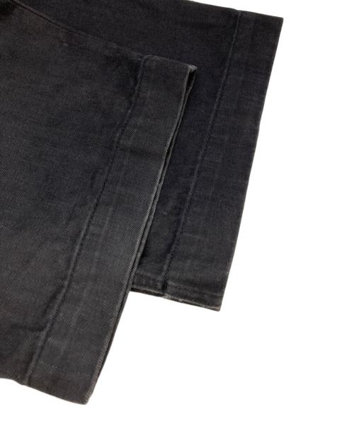 STUDIO NICHOLSON（スタジオ ニコルソン）STUDIO NICHOLSON (スタジオ ニコルソン) SELVEDGE DENIM ブラック サイズ:Mの古着・服飾アイテム