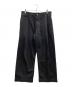STUDIO NICHOLSON（スタジオ ニコルソン）の古着「SELVEDGE DENIM」｜ブラック