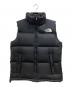 THE NORTH FACE（ザ ノース フェイス）の古着「Nuptse Vest」｜ブラック