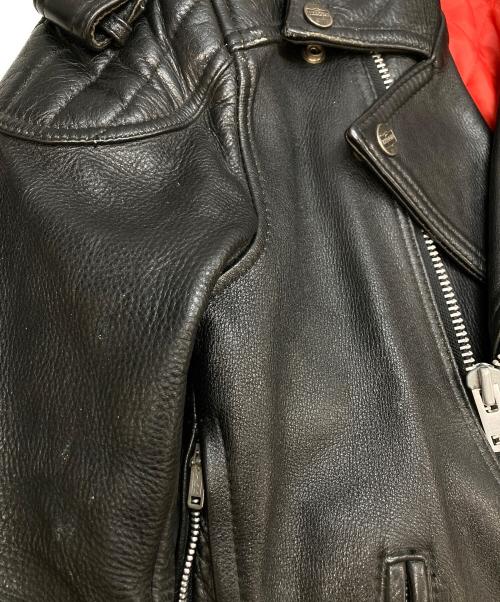 KADOYA（カドヤ）KADOYA (カドヤ) ダブルライダースジャケット ブラック サイズ:Lの古着・服飾アイテム