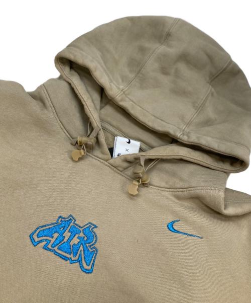 NIKE（ナイキ）NIKE (ナイキ) OFFWHITE (オフホワイト) FLC HOODIE ベージュ サイズ:Mの古着・服飾アイテム
