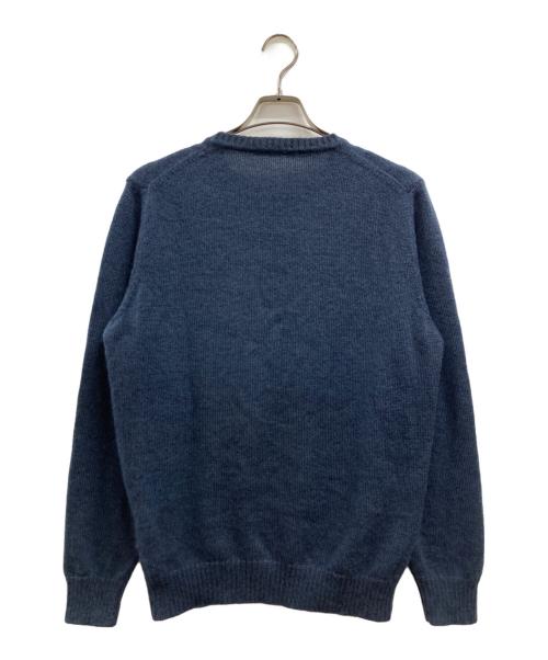 Laboratorio 38（ラボラトリオ）Laboratorio 38 (ラボラトリオ) モヘヤブレンドニット ネイビー サイズ:48の古着・服飾アイテム