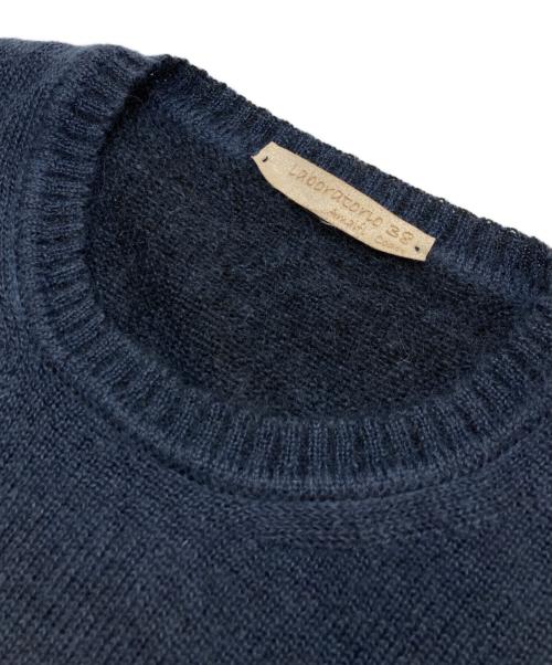 Laboratorio 38（ラボラトリオ）Laboratorio 38 (ラボラトリオ) モヘヤブレンドニット ネイビー サイズ:48の古着・服飾アイテム