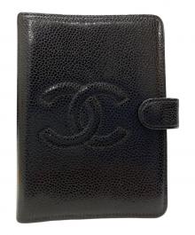 CHANEL（シャネル）の古着「ココマーク手帳カバー」｜ブラック