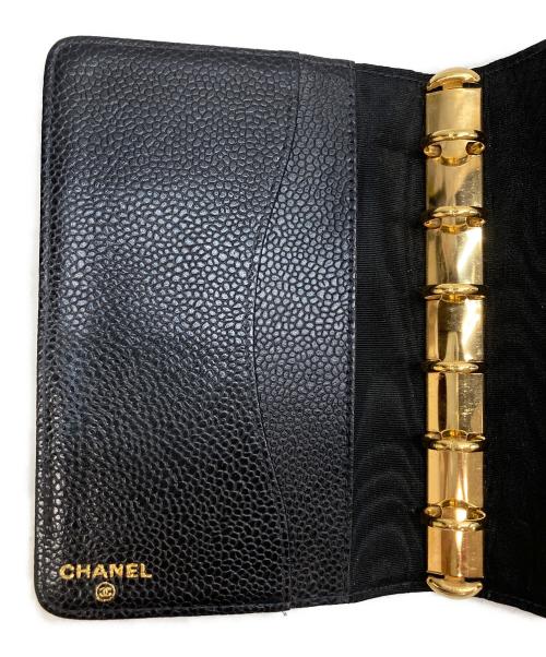 CHANEL（シャネル）CHANEL (シャネル) ココマーク手帳カバー ブラックの古着・服飾アイテム