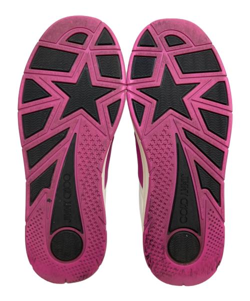 JIMMY CHOO（ジミーチュウ）JIMMY CHOO (ジミーチュウ) HAWAII ローカットスニーカー ホワイト サイズ:36 1/2の古着・服飾アイテム