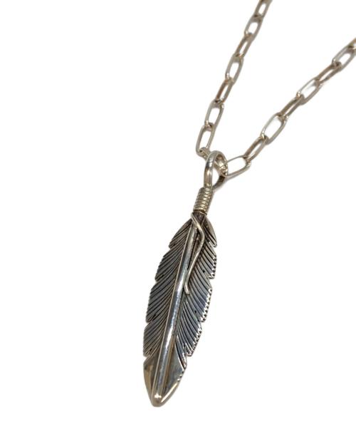 Navajo（ナバホ）Navajo (ナバホ) インディアンフェザーネックレス シルバーの古着・服飾アイテム
