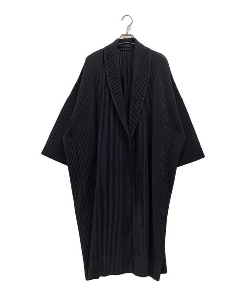 HOMME PLISSE ISSEY MIYAKE（オム プリッセ イッセイ ミヤケ）HOMME PLISSE ISSEY MIYAKE (オム プリッセ イッセイ ミヤケ) プリーツコート ブラック サイズ:1の古着・服飾アイテム