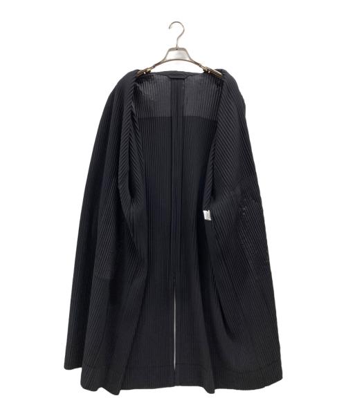 HOMME PLISSE ISSEY MIYAKE（オム プリッセ イッセイ ミヤケ）HOMME PLISSE ISSEY MIYAKE (オム プリッセ イッセイ ミヤケ) プリーツコート ブラック サイズ:1の古着・服飾アイテム
