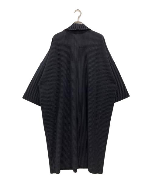 HOMME PLISSE ISSEY MIYAKE（オム プリッセ イッセイ ミヤケ）HOMME PLISSE ISSEY MIYAKE (オム プリッセ イッセイ ミヤケ) プリーツコート ブラック サイズ:1の古着・服飾アイテム