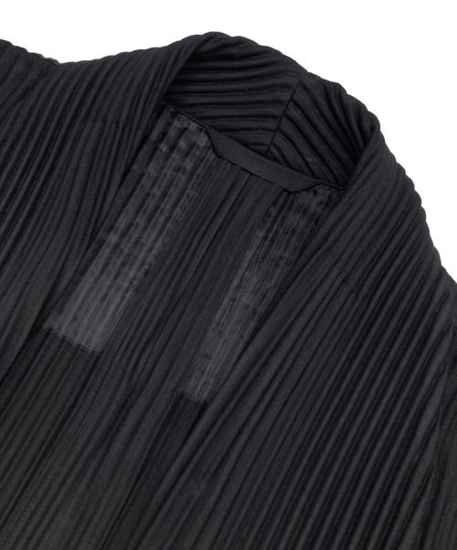 HOMME PLISSE ISSEY MIYAKE（オム プリッセ イッセイ ミヤケ）HOMME PLISSE ISSEY MIYAKE (オム プリッセ イッセイ ミヤケ) プリーツコート ブラック サイズ:1の古着・服飾アイテム