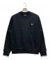 FRED PERRY（フレッドペリー）の古着「Crew Neck Sweatshirt」｜ブラック