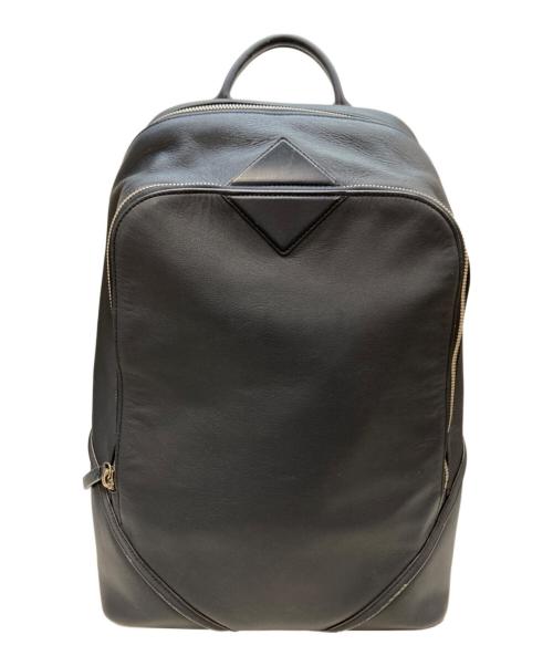 MCM（エムシーエム）MCM (エムシーエム) DUKE NAPPA レザーバックパック ネイビーの古着・服飾アイテム