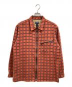 Patagoniaパタゴニア）の古着「Rhythm Shirt Blouson　リズム　2004年製　00ｓ　シャツジャケット　ブルゾン」｜オレンジ