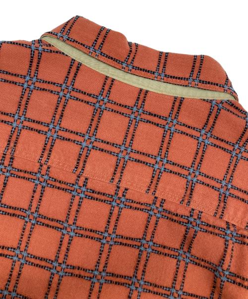 Patagonia（パタゴニア）Patagonia (パタゴニア) Rhythm Shirt Blouson　リズム　2004年製　00ｓ　シャツジャケット　ブルゾン オレンジ サイズ:Mの古着・服飾アイテム