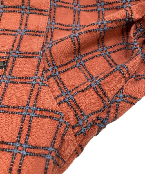 Patagonia（パタゴニア）Patagonia (パタゴニア) Rhythm Shirt Blouson　リズム　2004年製　00ｓ　シャツジャケット　ブルゾン オレンジ サイズ:Mの古着・服飾アイテム