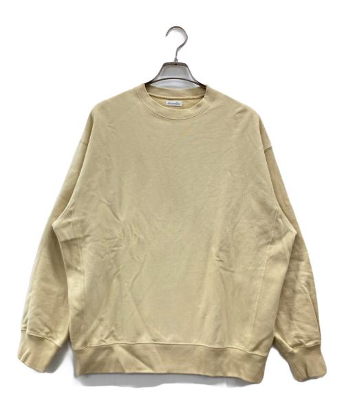 STEVEN ALAN（スティーブンアラン）STEVEN ALAN (スティーブンアラン) ウラケ セットイン クルーネック スウェット ベージュ サイズ:Mの古着・服飾アイテム