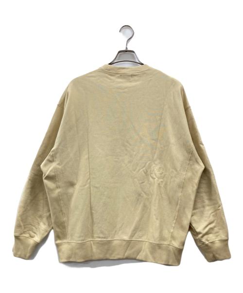 STEVEN ALAN（スティーブンアラン）STEVEN ALAN (スティーブンアラン) ウラケ セットイン クルーネック スウェット ベージュ サイズ:Mの古着・服飾アイテム
