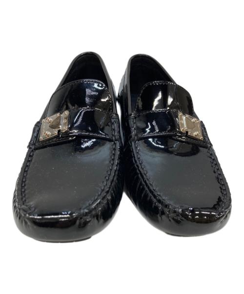 LOUIS VUITTON（ルイ ヴィトン）LOUIS VUITTON (ルイ ヴィトン) パテントレザードライビングシューズ ブラック サイズ:23の古着・服飾アイテム