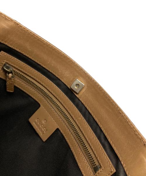 GUCCI（グッチ）GUCCI (グッチ) ショルダーバッグ ベージュ・ブラウンの古着・服飾アイテム