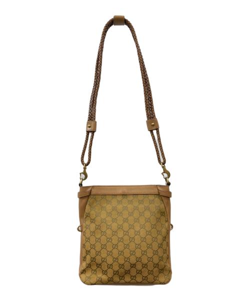 GUCCI（グッチ）GUCCI (グッチ) ショルダーバッグ ベージュ・ブラウンの古着・服飾アイテム