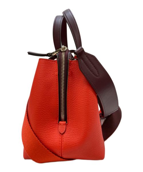Kate Spade（ケイトスペード）Kate Spade (ケイトスペード) エッセンシャル ラージサッチェル オレンジの古着・服飾アイテム