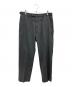 BEAMS PLUS（ビームスプラス）の古着「IVY Trousers AnkleCut Combat Wool Tropical」｜ブラック
