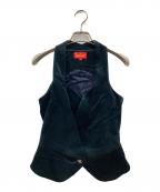 Vivienne Westwood RED LABELヴィヴィアンウエストウッドレッドレーベル）の古着「ベロアベスト」｜ネイビー