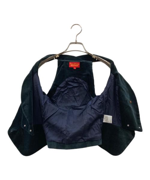 Vivienne Westwood RED LABEL（ヴィヴィアンウエストウッドレッドレーベル）Vivienne Westwood RED LABEL (ヴィヴィアンウエストウッドレッドレーベル) ベロアベスト ネイビー サイズ:1の古着・服飾アイテム