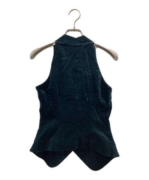 Vivienne Westwood RED LABEL（ヴィヴィアンウエストウッドレッドレーベル）Vivienne Westwood RED LABEL (ヴィヴィアンウエストウッドレッドレーベル) ベロアベスト ネイビー サイズ:1の古着・服飾アイテム