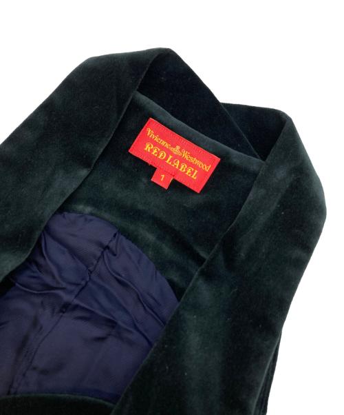 Vivienne Westwood RED LABEL（ヴィヴィアンウエストウッドレッドレーベル）Vivienne Westwood RED LABEL (ヴィヴィアンウエストウッドレッドレーベル) ベロアベスト ネイビー サイズ:1の古着・服飾アイテム