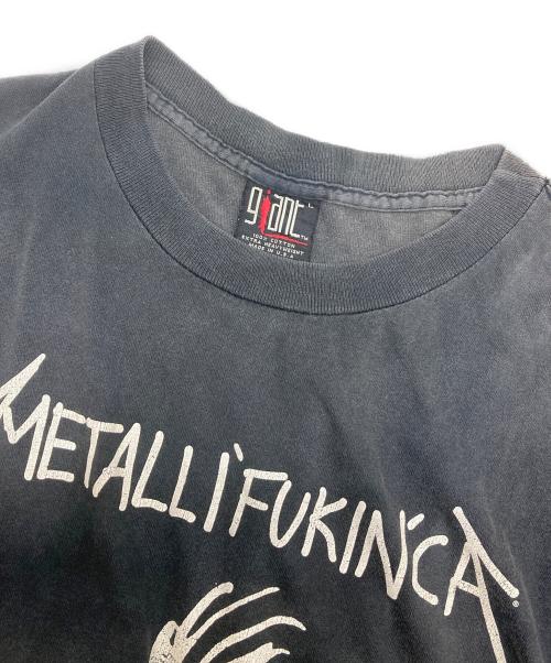 giant（ジャイアント）giant (ジャイアント) 90sMETALICA FUKIN'CA TEE ブラック サイズ:Lの古着・服飾アイテム