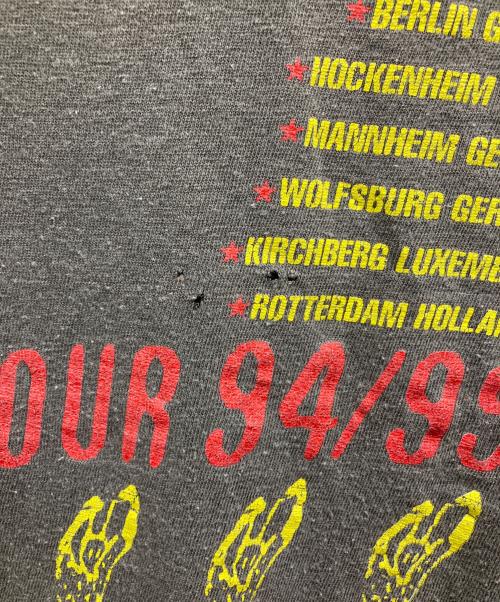sierra standartd（シエラ スタンダード）sierra standartd (シエラ スタンダード) the rolling stones tour tee ブラック サイズ:Lの古着・服飾アイテム