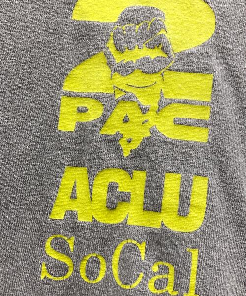 Citizens of humanity（シチズンズオブヒューマニティ）CITIZENS of HUMANITY (シチズンズオブヒューマニティ) 2Pac ACLU SoCal L/S TEE グレー サイズ:XLの古着・服飾アイテム